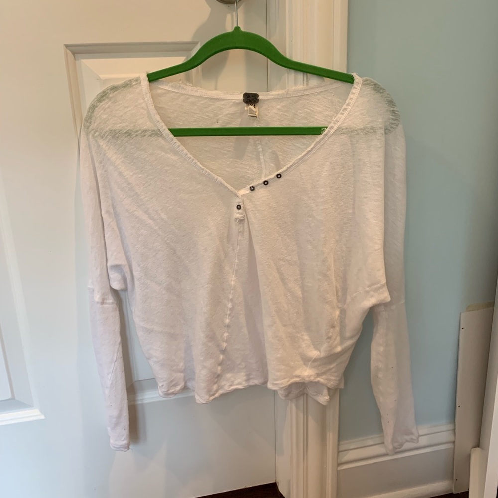 Free People Long-Sleeved Top⭐️⭐️⭐️⭐️